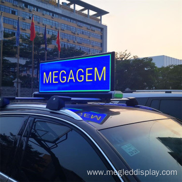 High Brightness Taxi Top Led Screen For Car